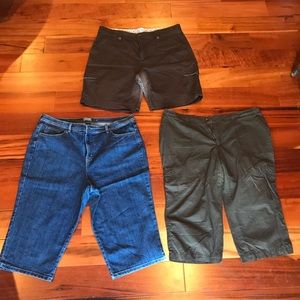 Women’s Size 18 Capris & Shorts